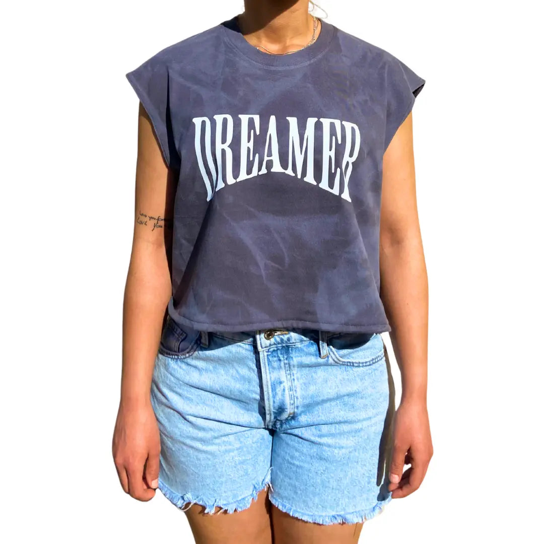 DREAMER CROPPED TANK. JUSTADOPEBOY