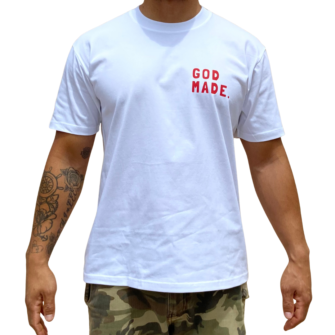 GODMADE- WALK IN THE LIGHT TSHIRT JUSTADOPEBOY
